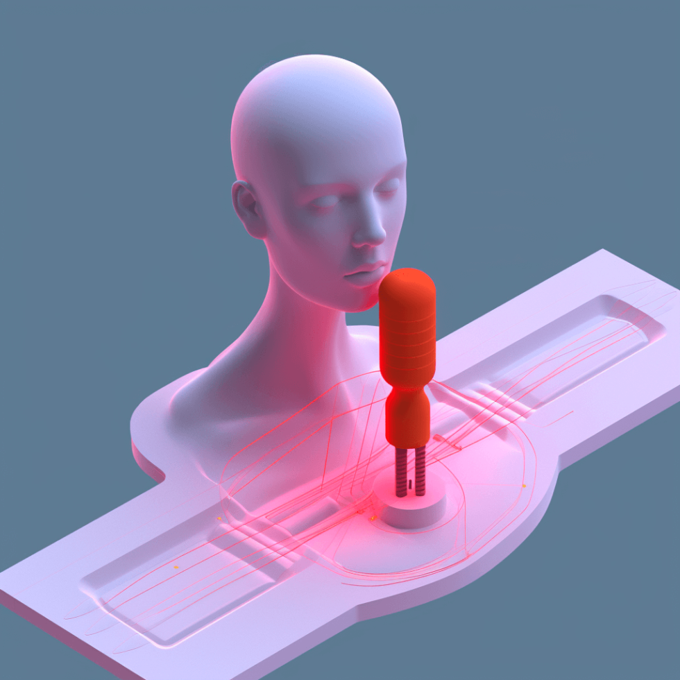 minimalistisches Cover einer LP